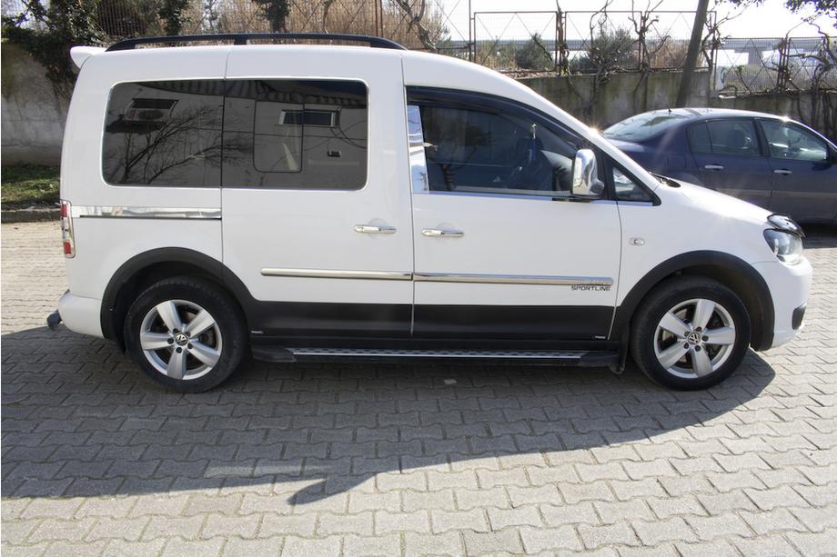 Volkswagen Caddy 2015–2020 Set sierlijsten en wielkastverbreders 1 deur, korte wielbasis Foto 20