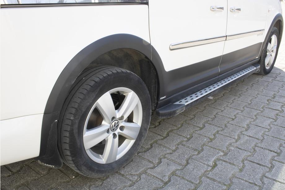 Volkswagen Caddy 2015–2020 Set sierlijsten en wielkastverbreders 1 deur, korte wielbasis Foto 23