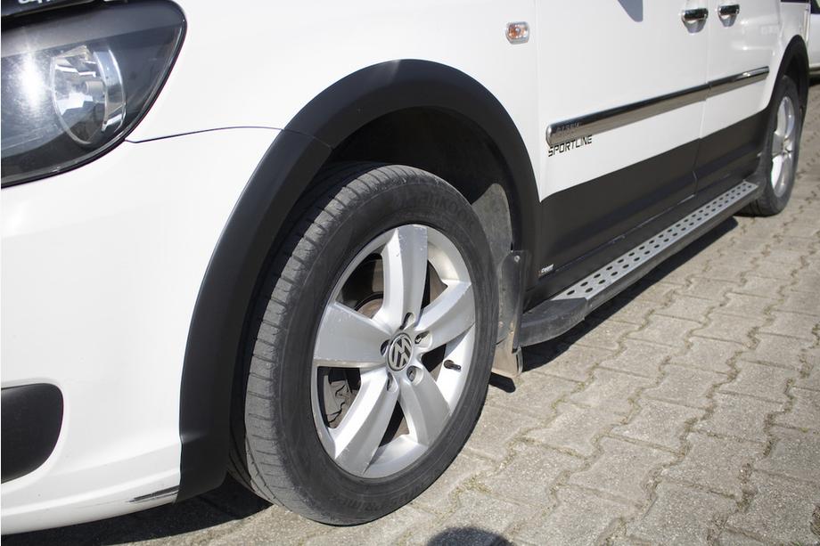 Volkswagen Caddy 2015–2020 Set sierlijsten en wielkastverbreders 1 deur, korte wielbasis Foto 26