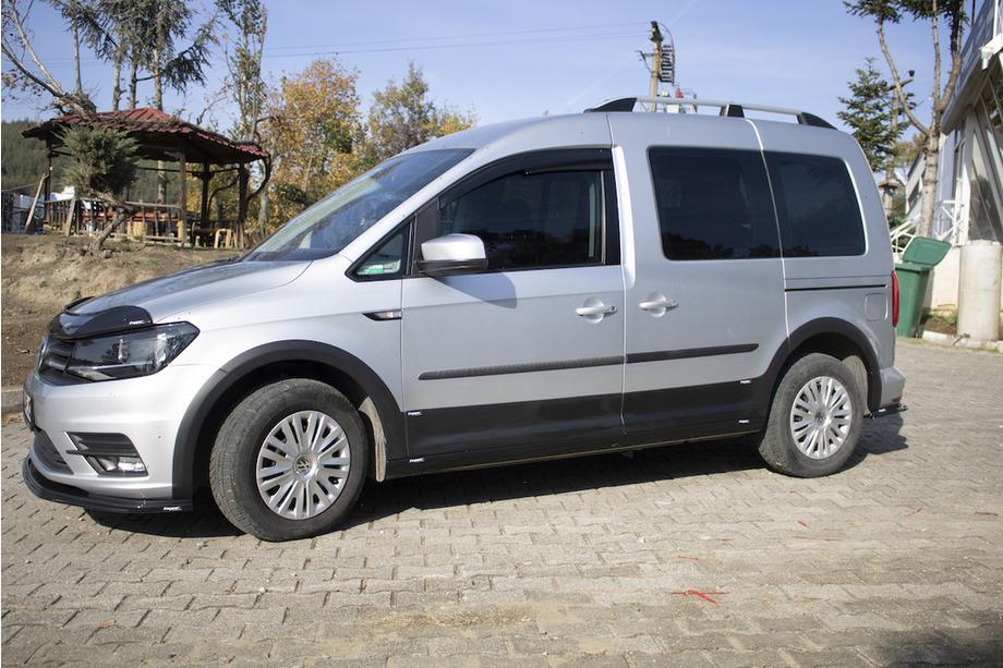 Volkswagen Caddy 2015–2020 Set sierlijsten en wielkastverbreders 1 deur, korte wielbasis Foto 34