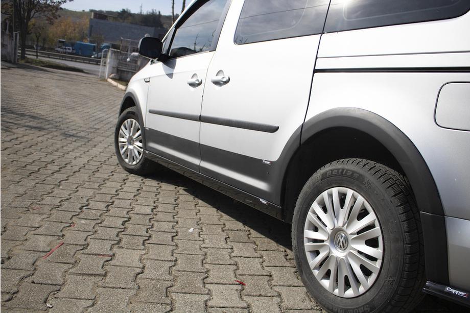 Volkswagen Caddy 2015–2020 Set sierlijsten en wielkastverbreders 1 deur, korte wielbasis Foto 37