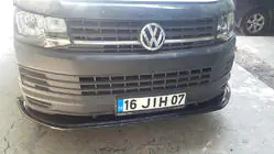 Volkswagen T6 2015–2024 Voorbumper lip 2015-2018 Standart (ABS) foto 4