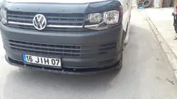 Volkswagen T6 2015–2024 Voorbumper lip 2015-2018 Standart (ABS) foto 2