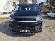 Volkswagen T6 2015–2024 Voorbumper lipspoiler carbonlook 2015-2018 (ABS) foto 3