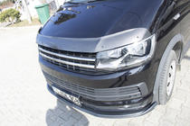 Volkswagen T6 2015–2024 Voorbumper lipspoiler carbonlook 2015-2018 (ABS) foto 11