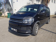 Volkswagen T6 2015–2024 Voorbumper lipspoiler carbonlook 2015-2018 (ABS) foto 4
