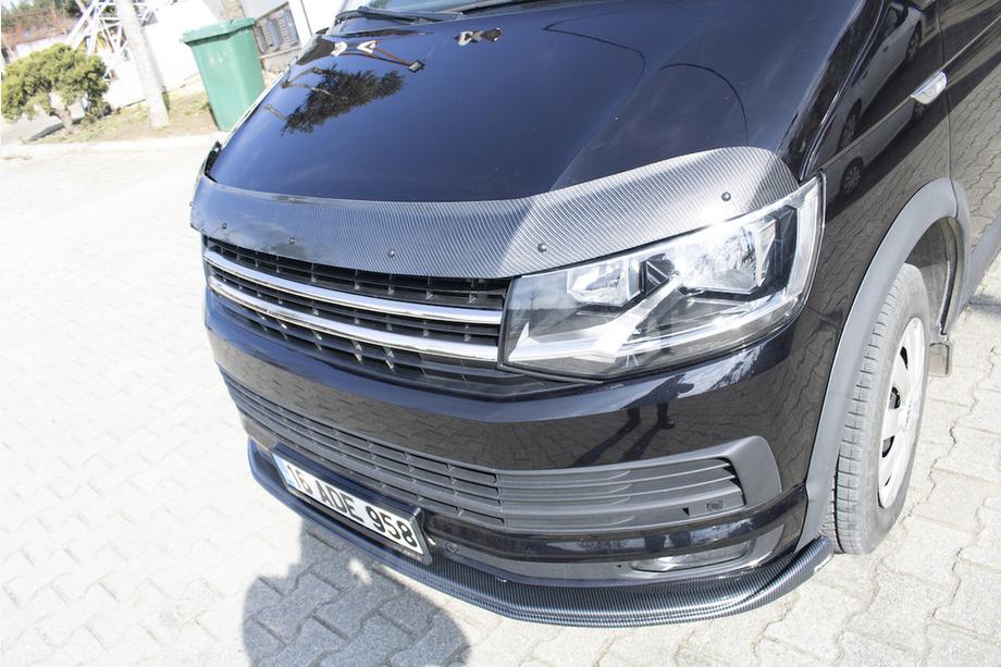 Volkswagen T6 2015–2024 Motorkapdeflector carbonlook (EuroCap) Foto 11