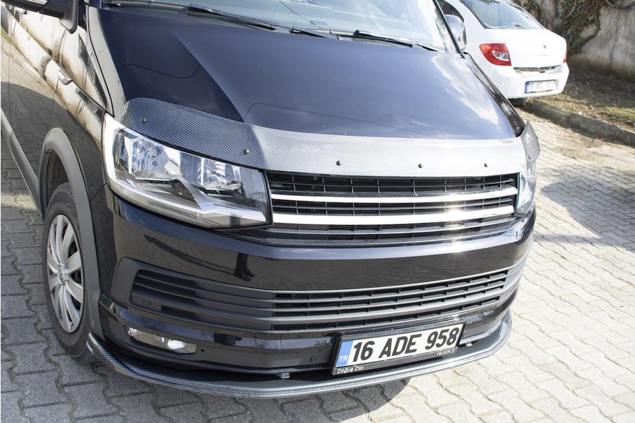 Volkswagen T6 2015–2024 Motorkapdeflector carbonlook (EuroCap) Foto 13