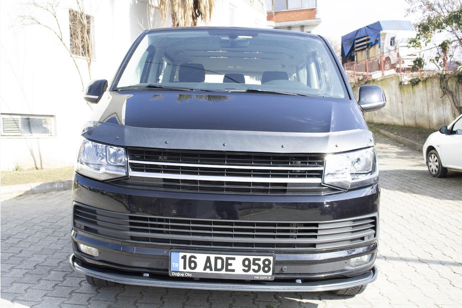 Volkswagen T6 2015–2024 Motorkapdeflector carbonlook (EuroCap) Foto 5