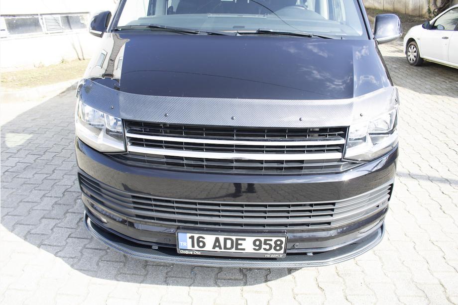 Volkswagen T6 2015–2024 Motorkapdeflector carbonlook (EuroCap) Foto 6