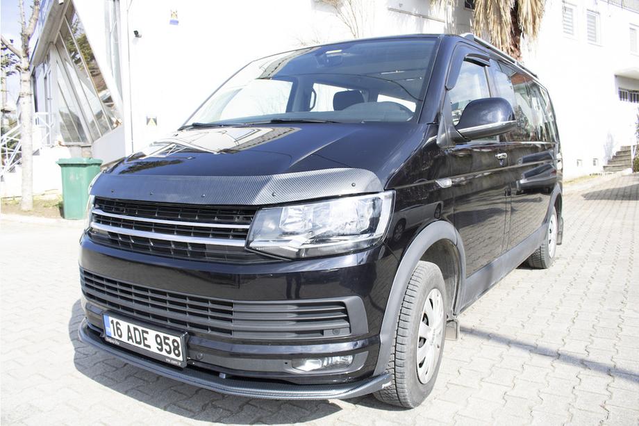 Volkswagen T6 2015–2024 Motorkapdeflector carbonlook (EuroCap) Foto 8