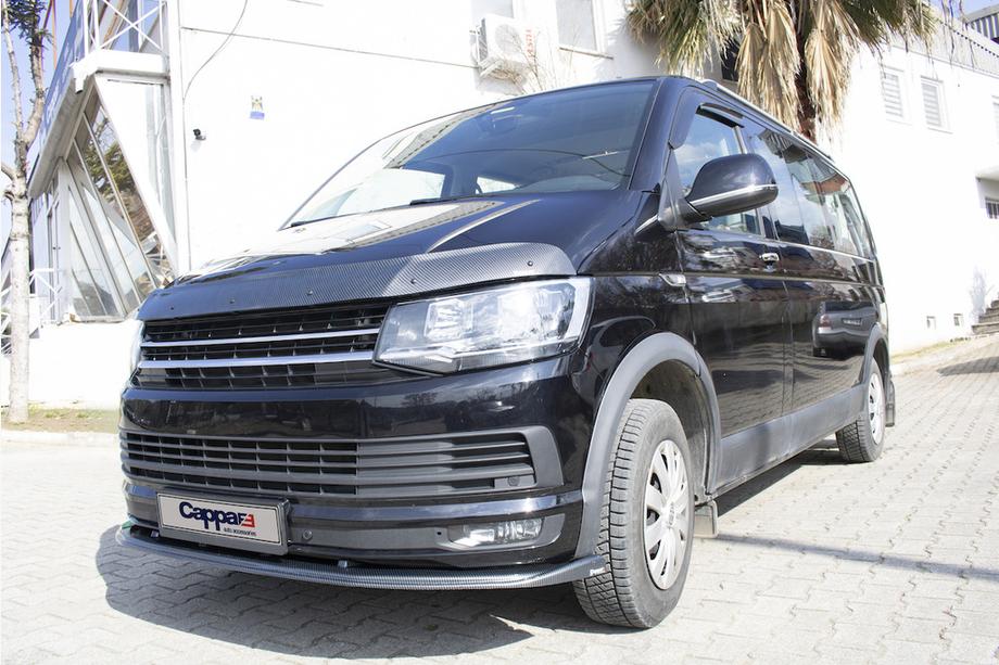 Volkswagen T6 2015–2024 Motorkapdeflector carbonlook (EuroCap) Foto 9