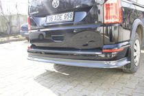 Volkswagen T6 2015–2024 Achterlip opzetstuk carbonlook (ABS) foto 7