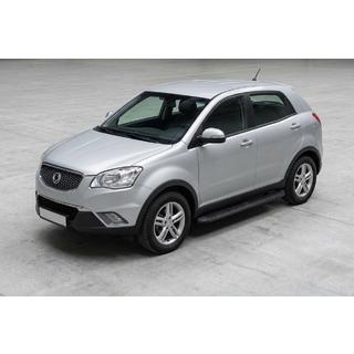Side steps Tayga Black (2 stuks, aluminium) foto 1