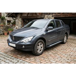 Side steps New Vision Black (2 stuks, aluminium) SsangYong Action 2005–2018 foto 1