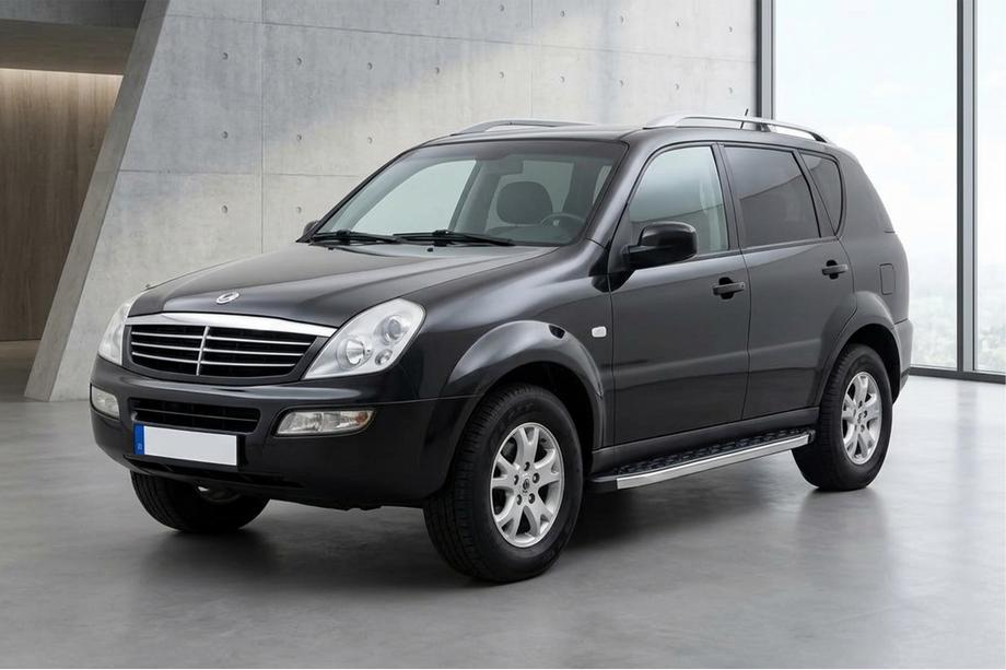 SsangYong Rexton I 2001–2017 BlackLine side steps (2 stuks, aluminium) 2012-2017 Image