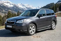 Subaru Forester 2013–2018 BlackLine zijsteps (2 stuks, aluminium) foto 1