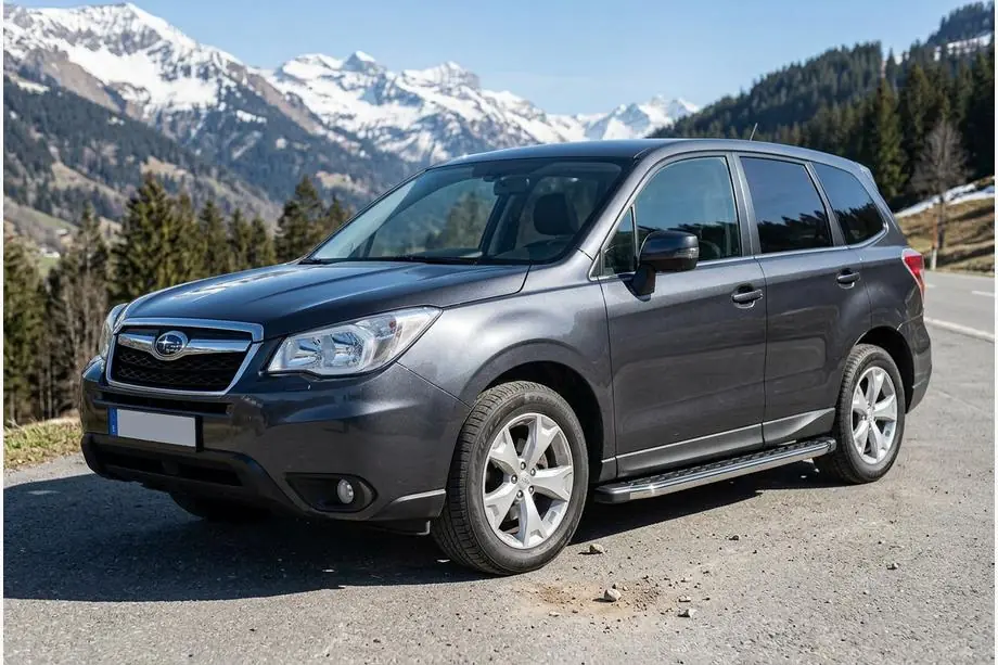 Subaru Forester 2013–2018 BlackLine zijsteps (2 stuks, aluminium) Image