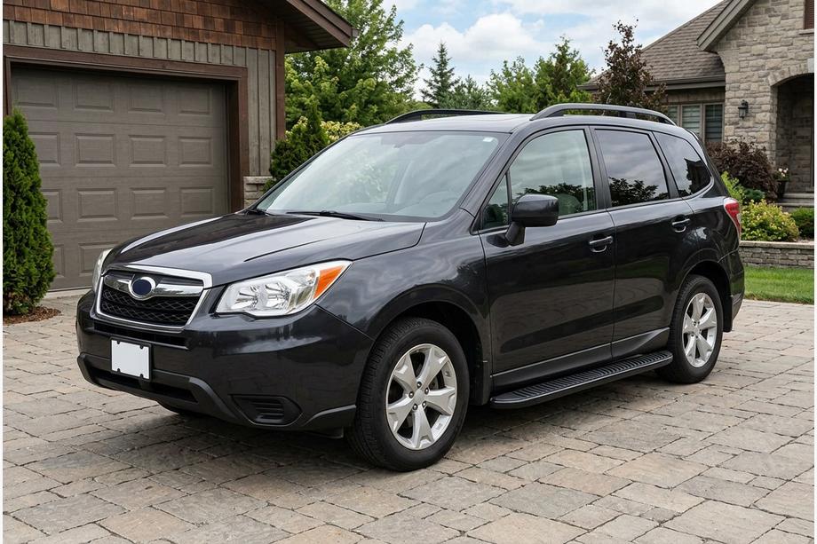 Subaru Forester 2013–2018 Side steps Tayga Black (2 stuks, aluminium) Image