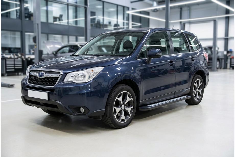 Subaru Forester 2013–2018 Side steps New Vision Black (2 stuks, aluminium) Image