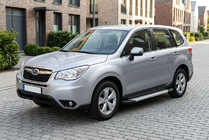 Subaru Forester 2013–2018 Side steps New Vision Grey (2 stuks, aluminium) foto 1