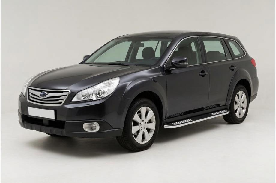 Subaru Outback 2009–2014 Tayga V2 side steps (2 stuks, aluminium) Image