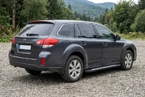 Subaru Outback 2009–2014 Side steps New Vision Black (2 stuks, aluminium) foto 1