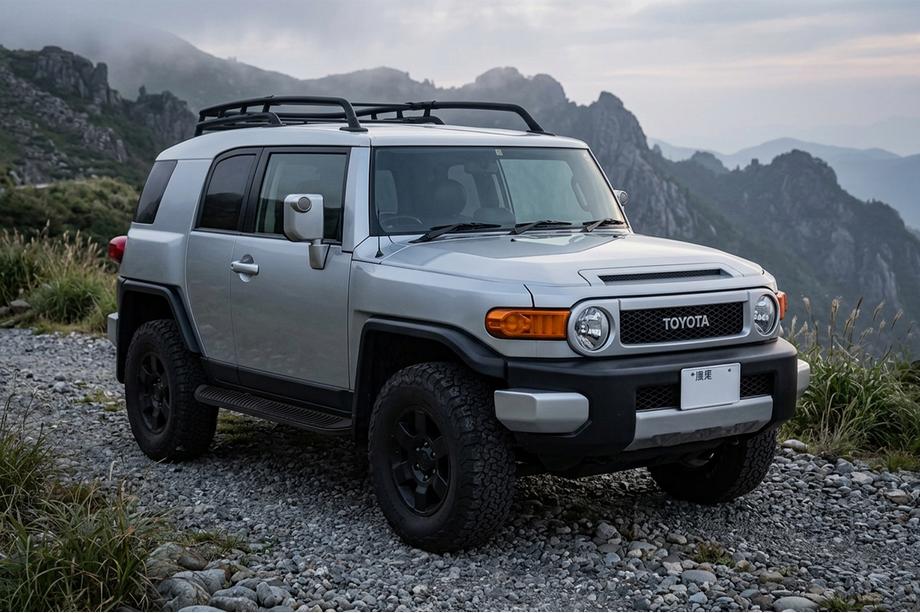 Toyota FJ Cruiser 2006–2022 Side steps Tayga Black (2 stuks, aluminium) Foto 1