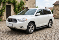 Toyota Highlander 2008–2013 Tayga Black zijtreden (set van 2, aluminium) foto 1