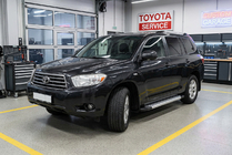 Toyota Highlander 2008–2013 Side steps New Vision Grey (2 stuks, aluminium) foto 1