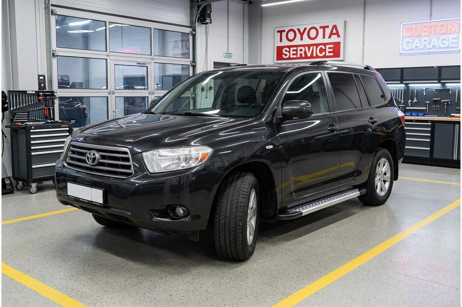 Toyota Highlander 2008–2013 Side steps New Vision Grey (2 stuks, aluminium) Image