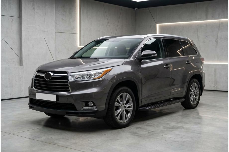 Toyota Highlander 2013–2019 Side steps Tayga Black (2 stuks, aluminium) Foto 1