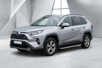 Toyota Rav 4 2019–2025 BlackLine zijsteps (2 stuks, aluminium) foto 1