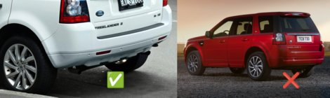Land Rover Freelander II 2006–2014 Premium spatlapset (4 st.) foto 3