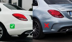 Mercedes C-klasse W205 2014–2021 Premium spatlapset (4 st.) foto 3