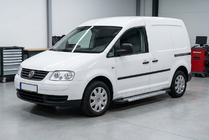 Volkswagen Caddy 2004–2010 Side steps New Vision Grey (2 stuks, aluminium) Maxi basis foto 1