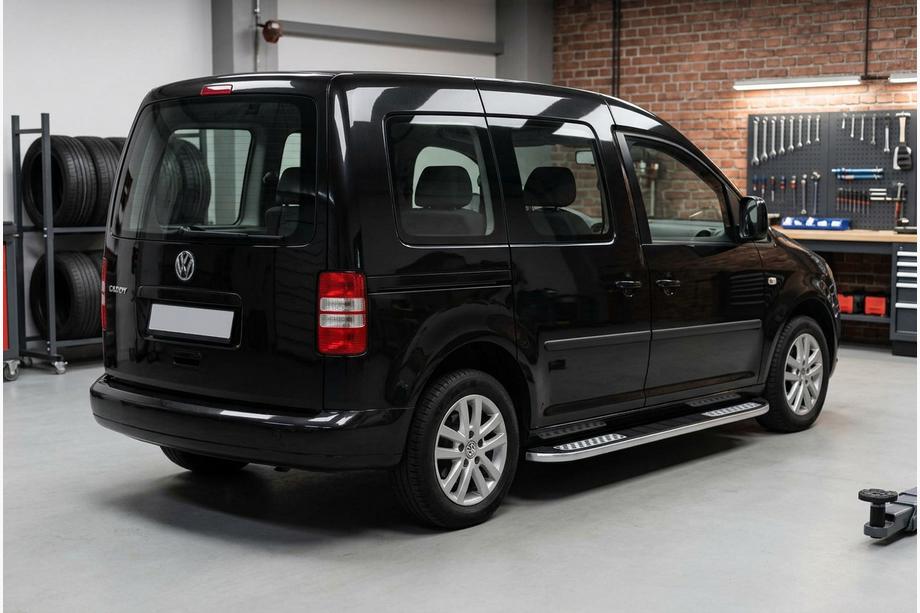 Volkswagen Caddy 2004–2010 Tayga V2 side steps (2 stuks, aluminium) Maxi basis Image