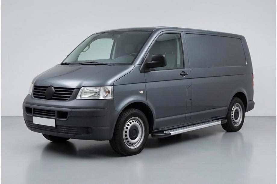 Volkswagen T5 Transporter 2003–2010 Side steps New Vision Grey (2 stuks, aluminium) Korte wielbasis Image