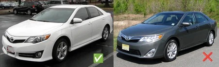 Toyota Camry 2011–2017 Premium spatlappen (voor USA SE, 2011-2014, 4 stuks) foto 4