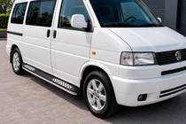 Volkswagen T4 Caravelle/Multivan 1990–2003 Tayga V2 side steps (2 stuks, aluminium) foto 1
