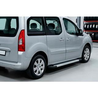 Side steps New Vision Grey (2 stuks, aluminium) Peugeot Partner Tepee 2008–2018 foto 1