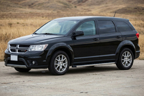 Dodge Journey 2008–2020 BlackLine zijsteps (2 stuks, aluminium) foto 1
