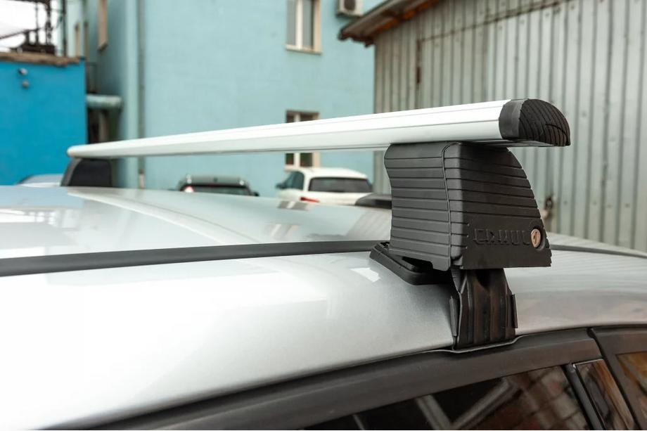 Citroen C-3 2002–2009 Dakdrager-dwarsbalken voor glad dak (2 stuks, Asaf V4) Foto 9