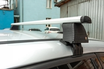 Hyundai Accent 2006–2010 Dakdrager-dwarsbalken voor glad dak (2 stuks, Asaf V4) foto 9