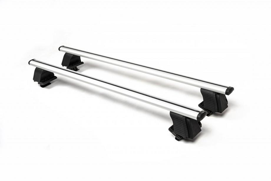 Toyota Aygo 2007–2014 Dakdrager-dwarsbalken voor glad dak (2 stuks, Asaf V4) Foto 19