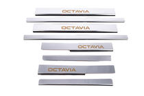 Skoda Octavia III A7 2013–2019 Carmos V1 dorpellijsten (8 stuks, RVS) foto 4