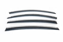 Opel Insignia 2017–2022 Raamwindschermen met chroomstrip SD (4 st., Niken) foto 2