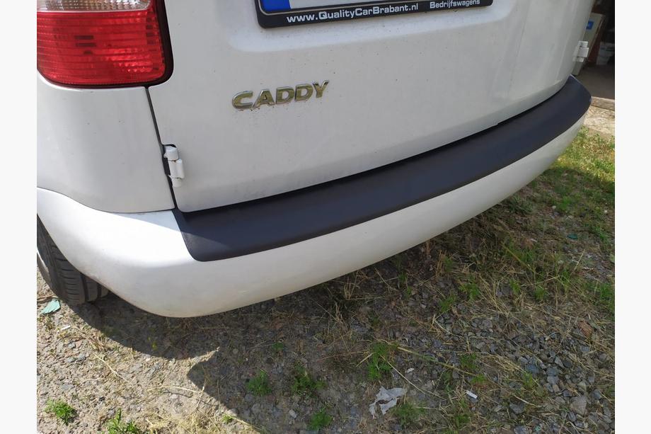 Volkswagen Caddy 2004–2010 RVS-look achterbumperbeschermer (ABS) Image