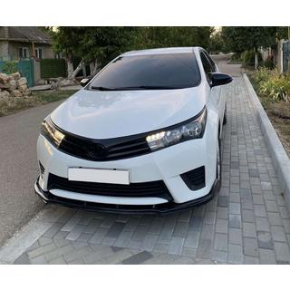 Voorbumper lipspoiler LIP (zwart) Toyota Corolla 2013–2019 foto 3
