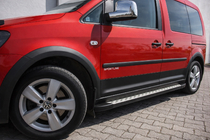 Volkswagen Caddy 2010–2015 Set sierlijsten en wielkastverbreders 1 deur, korte wielbasis foto 1
